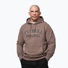 Bluza męska Pitbull Midnight Sweatshirt Hooded brown savana