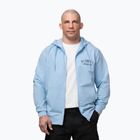 Bluza męska Pitbull Midnight Sweatshirt Zip Hooded sky blue