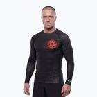 Rashguard longsleeve męski Pitbull Ray Rashguard fluo/red