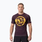 Koszulka męska Pitbull Rashguard Logo Palms brown