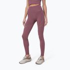 Legginsy treningowe damskie 4F SPDF012 burgundy