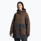 Kurtka snowboardowa damska 4F KUDS002 brown allover