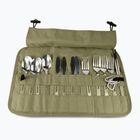 Zestaw sztućców OFFLANDER Camping Cutlery Set with Case green