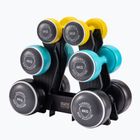 Zestaw hantli ze stojakiem Body Sculpture Smart Bw 108Dt 24 kg yellow/blue/black
