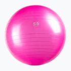 Piłka gimnastyczna Gipara Fitness 3998 55 cm różowa
