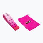 Zestaw taśm do ćwiczeń FORCEBAND Mini Band 5 szt. + E-BOOK pink