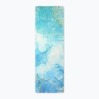 Mata do jogi/fitness FORCEBAND Gold Blue 4 mm blue/gold