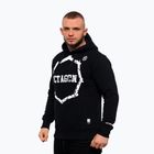 Bluza męska z kapturem Octagon Zęby black