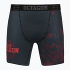 Spodenki treningowe męskie Octagon Legion Grunge black/red