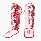 Ochraniacze piszczeli Octagon Legion Flower white/red