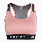 Biustonosz treningowy 4F F051 light pink