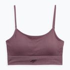 Biustonosz treningowy 4F F031 burgundy