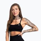 Biustonosz treningowy Gym Glamour bezszwowy black