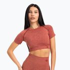 Koszulka treningowa damska Gym Glamour Seamless Rashguard cherry