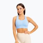 Biustonosz treningowy Gym Glamour Push Up baby blue