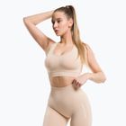 Biustonosz treningowy Gym Glamour Compress almond