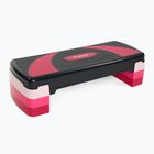Step do aerobiku TREXO 3 stopniowy max 250kg różowy