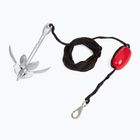 Kotwica do skutera wodnego, kajaka/SUP AQUASTIC 1,5 kg 7,6 m srebrny