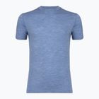 Koszulka termoaktywna męska WOOLCANO Merino 100% TEE0546 niebieska