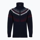 Sweter męski WOOLCANO SWT1093 merino granatowy