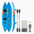 Kajak pompowany 2-osobowy AQUASTIC Cortez 13'5" 410 cm niebieski