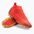 Buty piłkarskie dziecięce OneTeam NAMAYRO TEEN AG/MG pomarańczowy