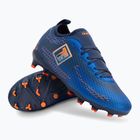 Buty piłkarskie dziecięce OneTeam Robero Teen FG/AG granatowy/pomarańczowy