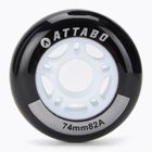 Kółka do rolek ATTABO Wheels 74 mm 4 szt. czarny