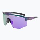 Okulary przeciwsłoneczne GOG Argo metallic purple/green reflex purple