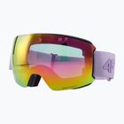 Gogle narciarskie 4F U044 violet/gradient smoke