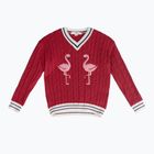Sweter dziecięcy KID STORY Bawełna organiczna red flaming