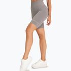 Spodenki bikery treningowe damskie Gym Glamour Push Up 2.0 ghost grey