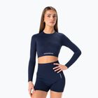 Longsleeve treningowy damski Carpatree Allure Seamless midnight blue