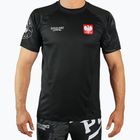 Koszulka treningowa męska Ground Game Polska czarna