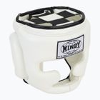 Kask bokserski WINDY Genuine Leather white