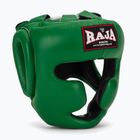 Kask bokserski RAJA BOXING Genuine Leather green