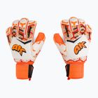 Rękawice bramkarskie dziecięce 4keepers Force V 2.20 RF biały/pomarańczowy