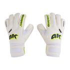 Rękawice bramkarskie dziecięce 4keepers Champ Carbo V RF biały/żółty