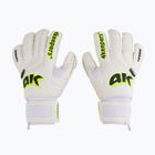 Rękawice bramkarskie dziecięce 4keepers Champ Carbo V HB biały/żółty