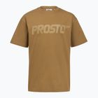 Koszulka męska PROSTO Big Logo cinnamon beige