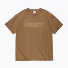 Koszulka męska PROSTO Big Logo cinnamon beige