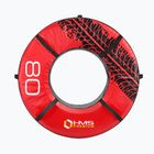 Opona treningowa HMS PYT03 Premium 80 kg czarny/czerwony