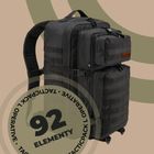 Plecak ewakuacyjny TACTICPACK Operative 65 l black