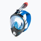 Maska pełnotwarzowa do snorkelingu AQUA-SPEED Brizo + uchwyt do kamery czarna/niebieska