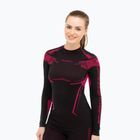 Bluza termoaktywna damska Brubeck Dry czarny/fuksjowy