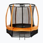 Trampolina ogrodowa Jumpi Maxy Comfort Plus 252 cm pomarańczowa