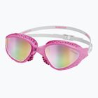 Okulary do pływania BuddySwim OzeanX Mirror pink/white/ iridium