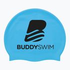 Czepek pływacki BuddySwim BLogo Silicone blue