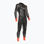 Pianka triathlonowa męska ZONE3 Vanquish 4 mm black/gun metal/red