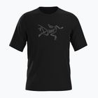 Koszulka do biegania męska Arc'teryx Cormac Logo black heather